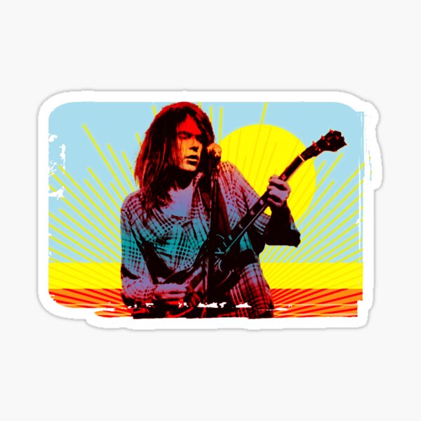 Item preview, Neil Young psychedelic graphic designed and sold by GRAFIKA65.