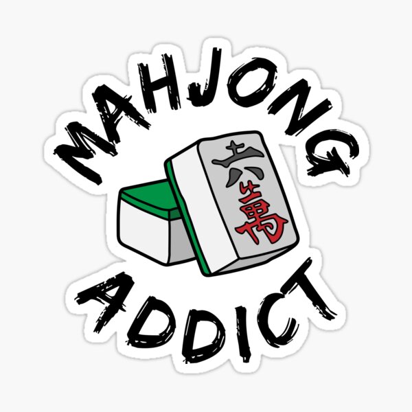 Aperçu de l'œuvre Accro au Mahjong créée et vendue par gamingafterbed.