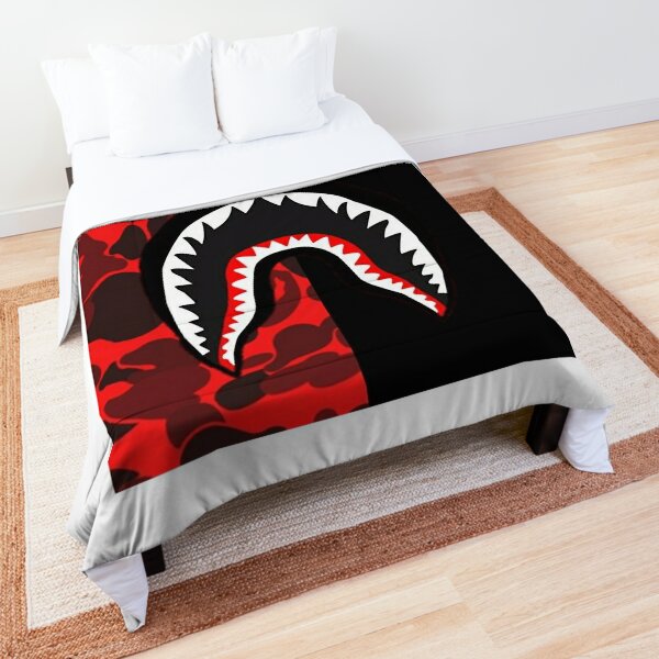 BAPE new item BAPE Reactive Print 4Pcs bedding set free ship