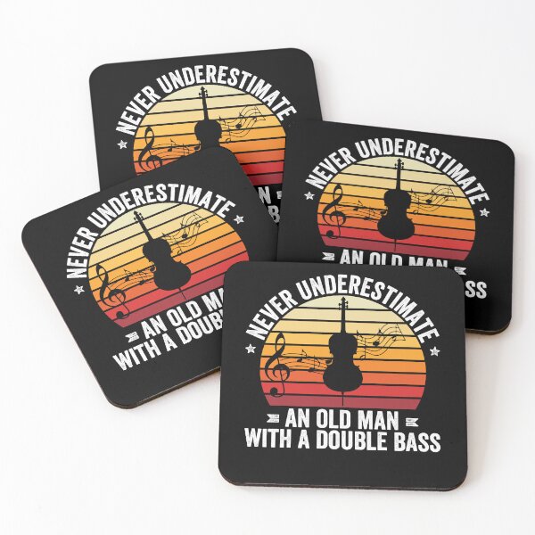 Item preview, Funny double bass instrument quote - double bass old man - double bass player  designed and sold by nubiguru.