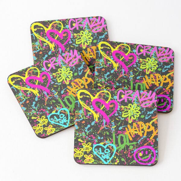 Item preview, Crazy Happy Graffiti  designed and sold by Mrsbirks.