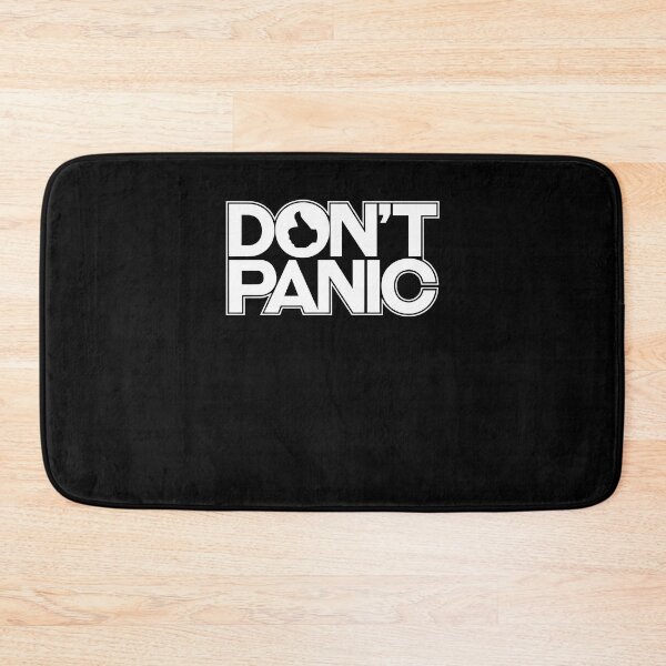 Item preview, Don't Panic inspired by Hitchhiker's Guide To The Galaxy designed and sold by BoedigheimerRin.