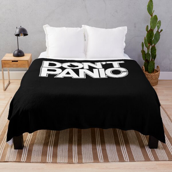 Item preview, Don't Panic inspired by Hitchhiker's Guide To The Galaxy designed and sold by BoedigheimerRin.