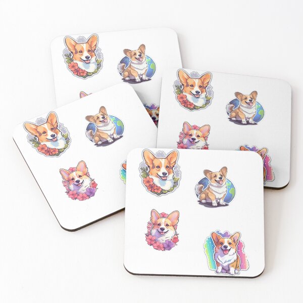 Item preview, International Corgi Day - Corgi Cuties Sticker Sheet designed and sold by InsomniaSticker.