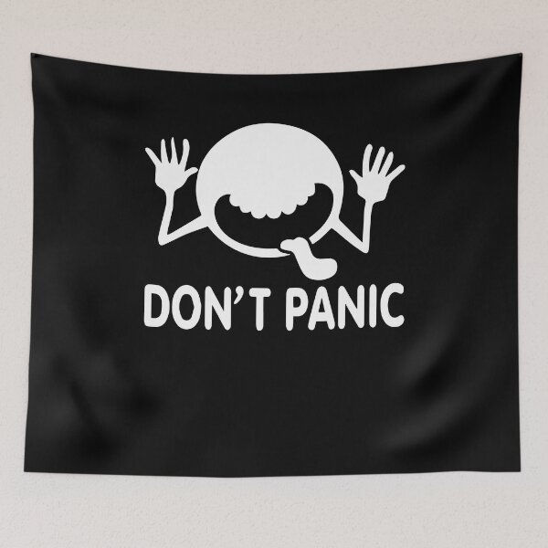 Item preview, Don't Panic designed and sold by BoedigheimerRin.