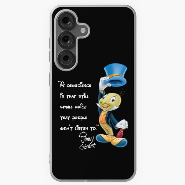 Item preview, Jiminy Cricket - Conscience Quote designed and sold by norbertcarson.