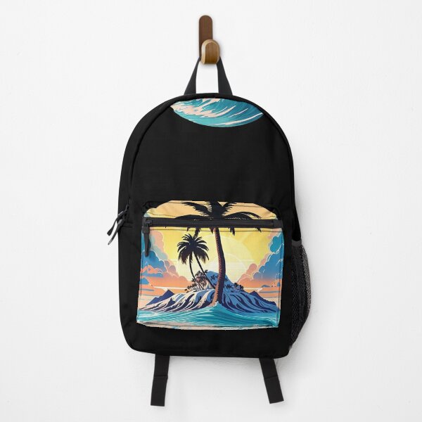 Item preview, Tropical island with waves designed and sold by Redwal15.