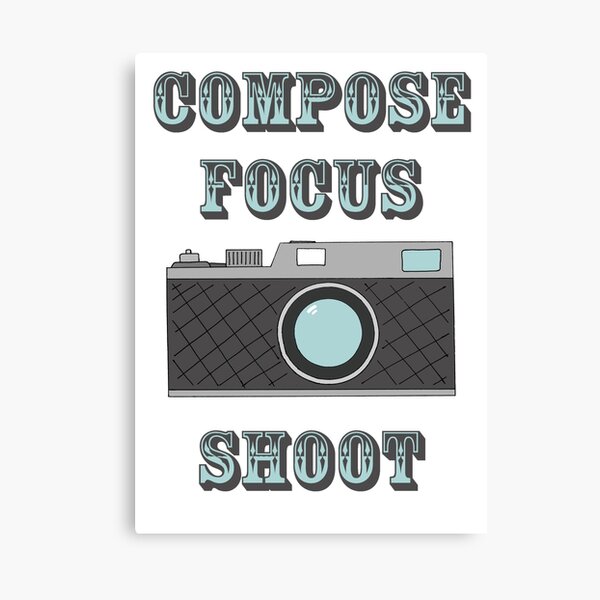 Item preview, Compose Focus Shoot Camera Art designed and sold by GetItGiftIt.