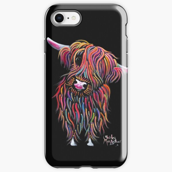 Scottish Highland Cow ' BoLLY ' by Shirley MacArthur iPhone Tough Case