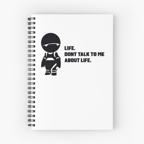 Item preview, Hitchhiker's Guide to the Galaxy Marvin Don't Talk to Me About Life 2 designed and sold by BoedigheimerRin.