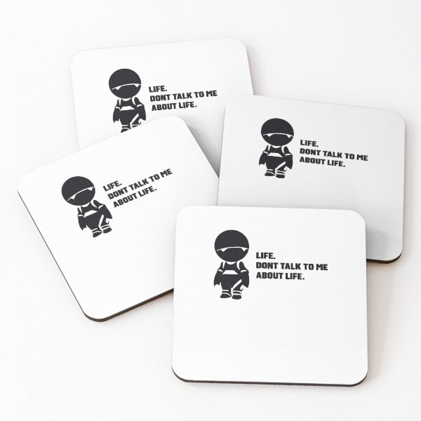 Item preview, Hitchhiker's Guide to the Galaxy Marvin Don't Talk to Me About Life 2 designed and sold by BoedigheimerRin.