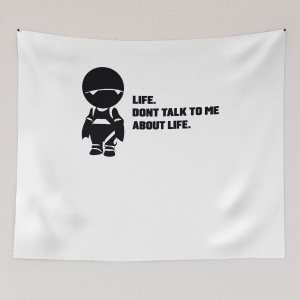Item preview, Hitchhiker's Guide to the Galaxy Marvin Don't Talk to Me About Life 2 designed and sold by BoedigheimerRin.