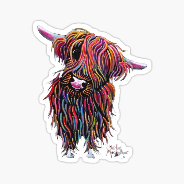 Item preview, Scottish Highland Cow ' BoLLY ' by Shirley MacArthur designed and sold by Shirley MacArthur Limited.