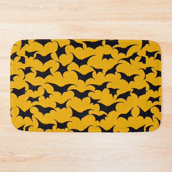 Item preview, Seamless Bat Pattern - Halloween Bat Design - Orange Background designed and sold by TGAL2.