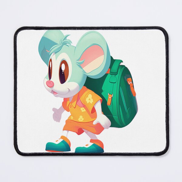 Item preview, Ratinho charmoso de mochila escolar designed and sold by afpnegocios.