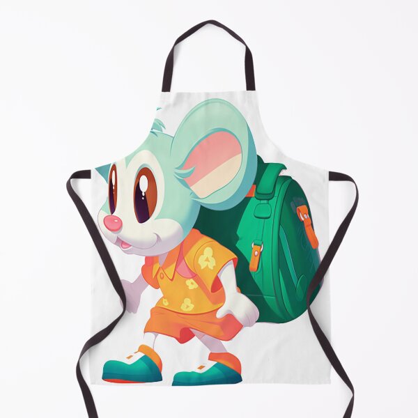 Item preview, Ratinho charmoso de mochila escolar designed and sold by afpnegocios.