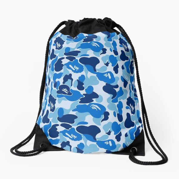 Shark Bape Drawstring Bag for Sale by lakaklakak