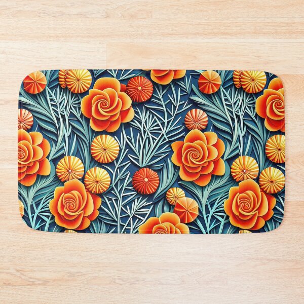 Item preview, Trending Flower Art: Experience the Magic of 3D Kirigami Seamless Vector Flowers Pattern - Premium Design designed and sold by Jisoo Flowers.