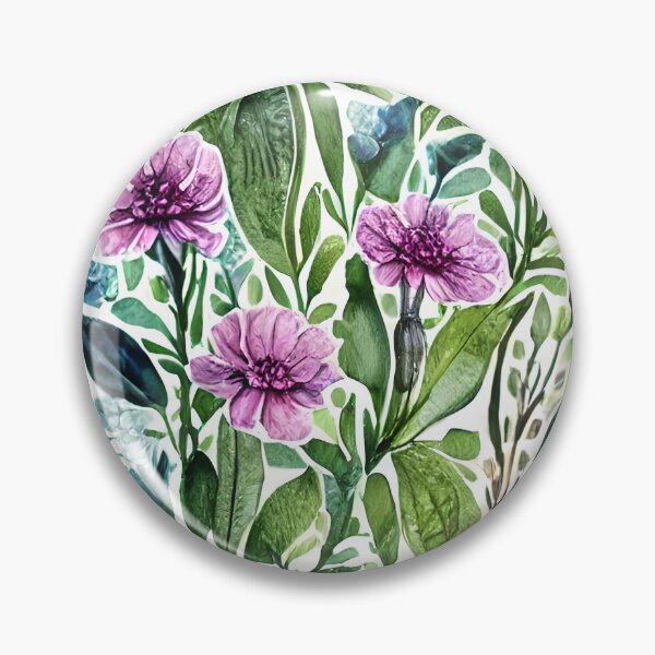 Item preview, Purple Greenery designed and sold by Poetic Patterns Studio.