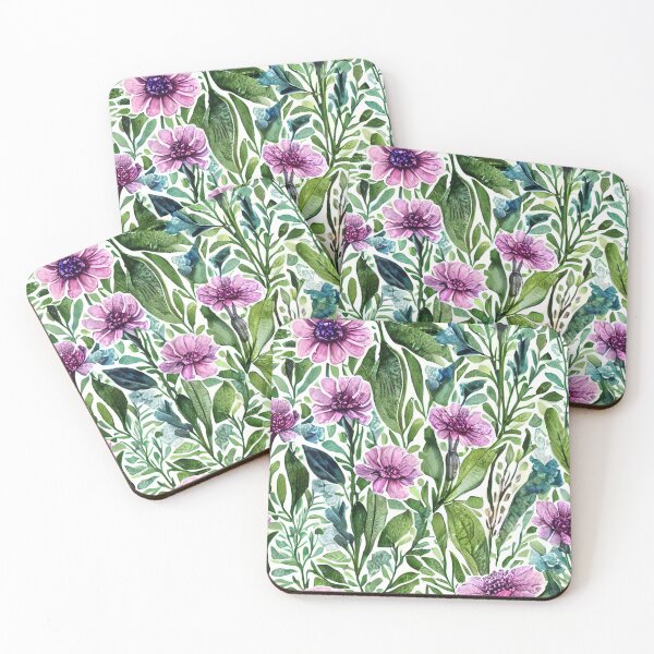 Item preview, Purple Greenery designed and sold by Poetic Patterns Studio.