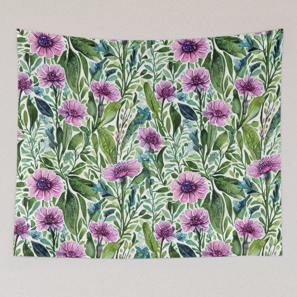 Item preview, Purple Greenery designed and sold by Poetic Patterns Studio.