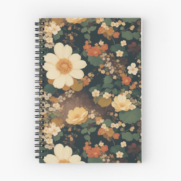 Item preview, Generated 70s Watercolor Tropical Flower and Leaf pattern  designed and sold by AiArtMerch.