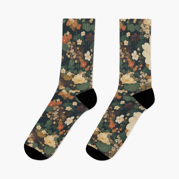 Item preview, Generated 70s Watercolor Tropical Flower and Leaf pattern  designed and sold by AiArtMerch.