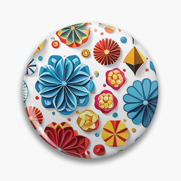 Item preview, Captivating Flower Sculptures: Explore the World of 3D Kirigami Seamless Vector Flowers Pattern - Premium Design designed and sold by Jisoo Flowers.