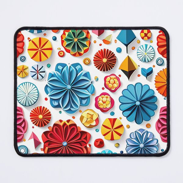 Item preview, Captivating Flower Sculptures: Explore the World of 3D Kirigami Seamless Vector Flowers Pattern - Premium Design designed and sold by Jisoo Flowers.