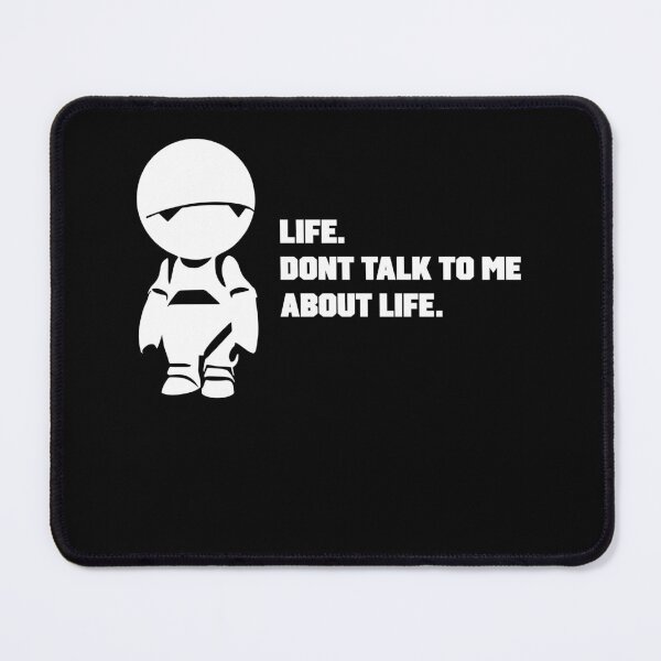 Item preview, Hitchhiker's Guide to the Galaxy Marvin Don't Talk to Me About Life designed and sold by BoedigheimerRin.
