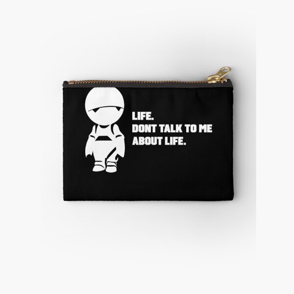 Item preview, Hitchhiker's Guide to the Galaxy Marvin Don't Talk to Me About Life designed and sold by BoedigheimerRin.