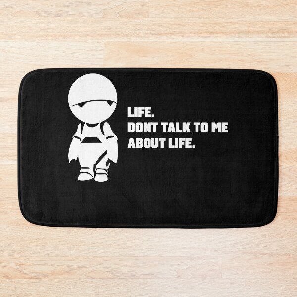 Item preview, Hitchhiker's Guide to the Galaxy Marvin Don't Talk to Me About Life designed and sold by BoedigheimerRin.
