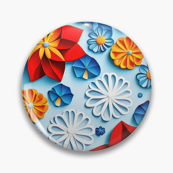 Item preview, Discover the Art of Paper Blooms: 3D Kirigami Flower Designs Seamless Vector Flowers Pattern - Premium Design designed and sold by Jisoo Flowers.
