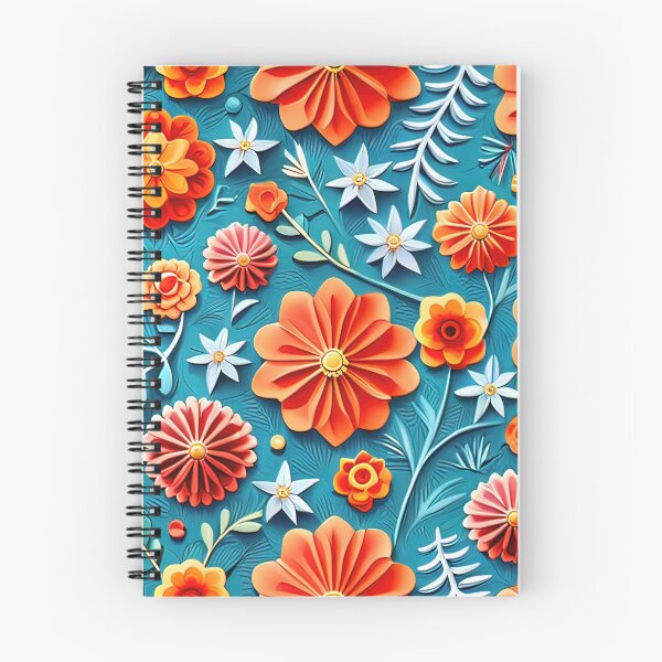 Artikelvorschau, Lassen Sie Ihrer Kreativität freien Lauf mit dem nahtlosen 3D-Kirigami-Blumenkunst-Vektor-Blumenmuster – Premium-Design entworfen und verkauft von Jisoo Flowers.