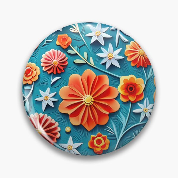 Item preview, Unleash Your Creativity with 3D Kirigami Flower Art Seamless Vector Flowers Pattern - Premium Design designed and sold by Jisoo Flowers.