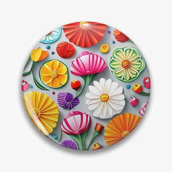 Item preview, Experience the Wow Factor: 3D Kirigami Flower Designs Seamless Vector Flowers Pattern - Premium Design designed and sold by Jisoo Flowers.
