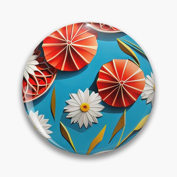 Item preview, Bring Nature Inside: Trending 3D Kirigami Flower Art Seamless Vector Flowers Pattern - Premium Design designed and sold by Jisoo Flowers.