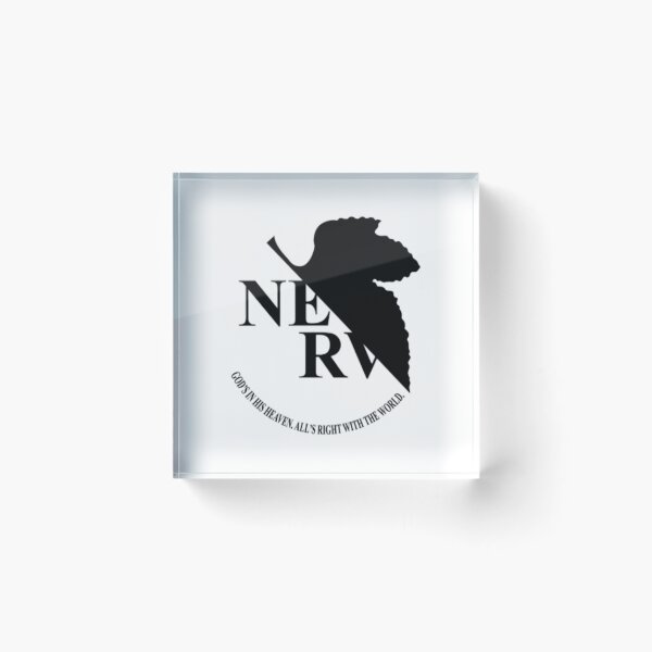 Item preview, Black NERV Logo from Evangelion [clean] designed and sold by benedictedgar.