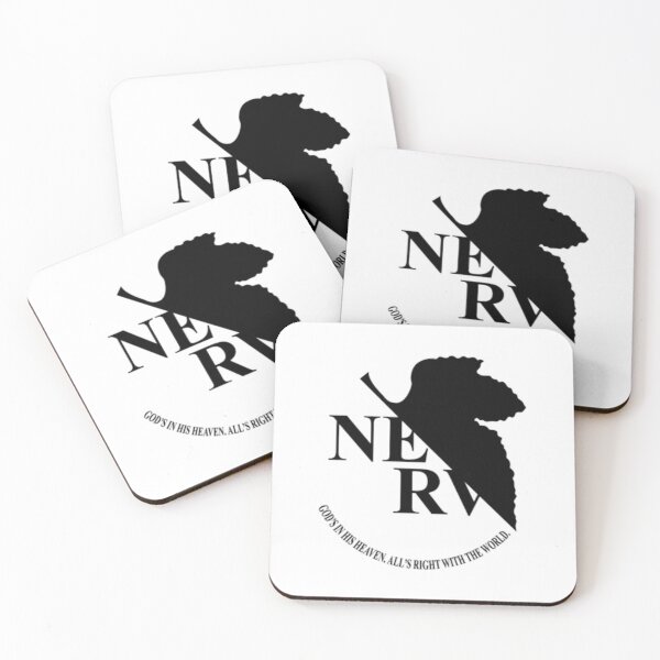 Item preview, Black NERV Logo from Evangelion [clean] designed and sold by benedictedgar.