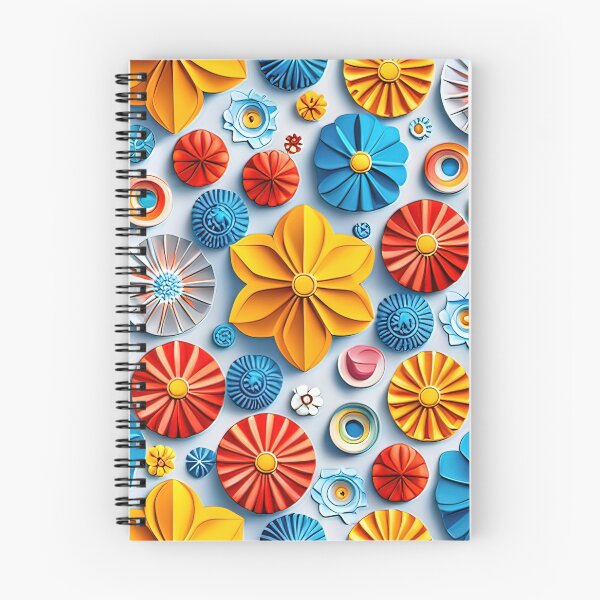 Item preview, The Perfect Gift: Handcrafted 3D Kirigami Flower Art Seamless Vector Flowers Pattern - Premium Design designed and sold by Jisoo Flowers.