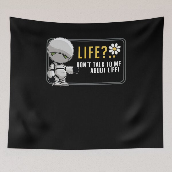 Item preview, Hitchiker's Guide Movie Marvin Life designed and sold by BoedigheimerRin.