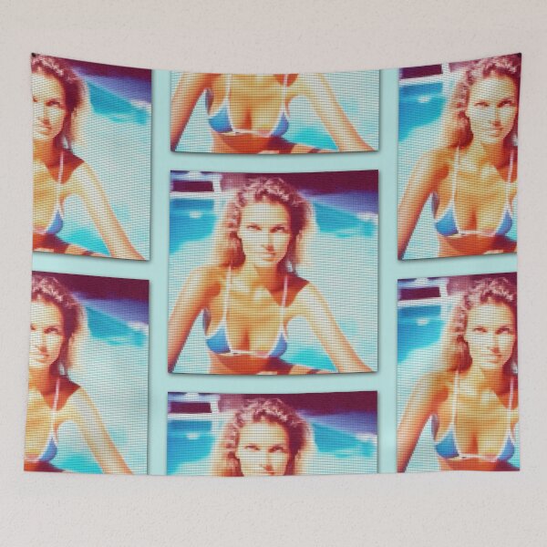 Item preview, Dreamy pixel world: The pixel girl on the beach designed and sold by Markus Baron.