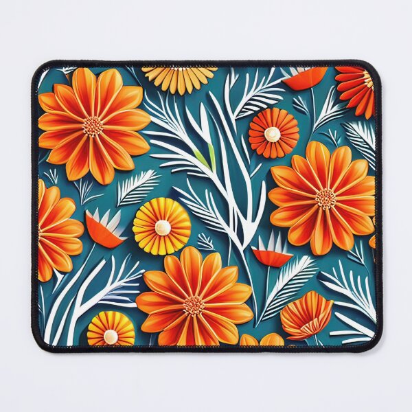 Artikelvorschau, Elegant und zeitlos: 3D-Kirigami-Blumenkunst, nahtloses Vektor-Blumenmuster – Premium-Design entworfen und verkauft von Jisoo Flowers.