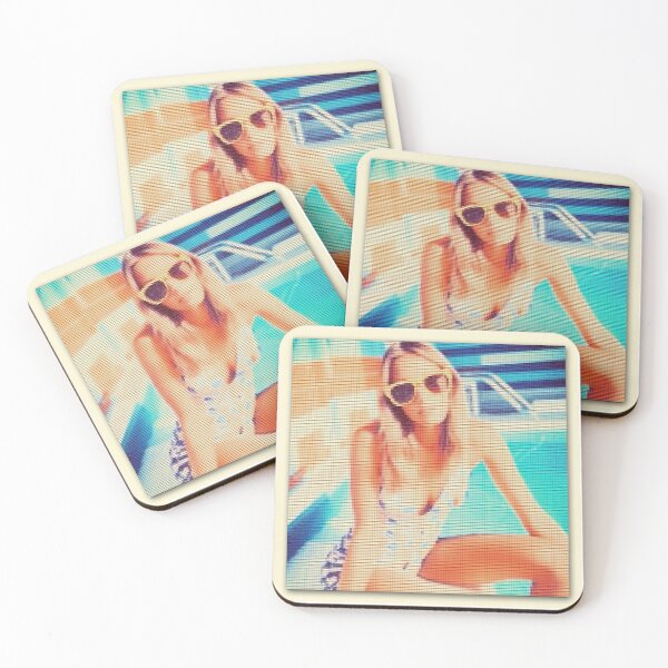 Item preview, Artistic pixel summer pleasures: The pixel girl in focus designed and sold by Markus Baron.