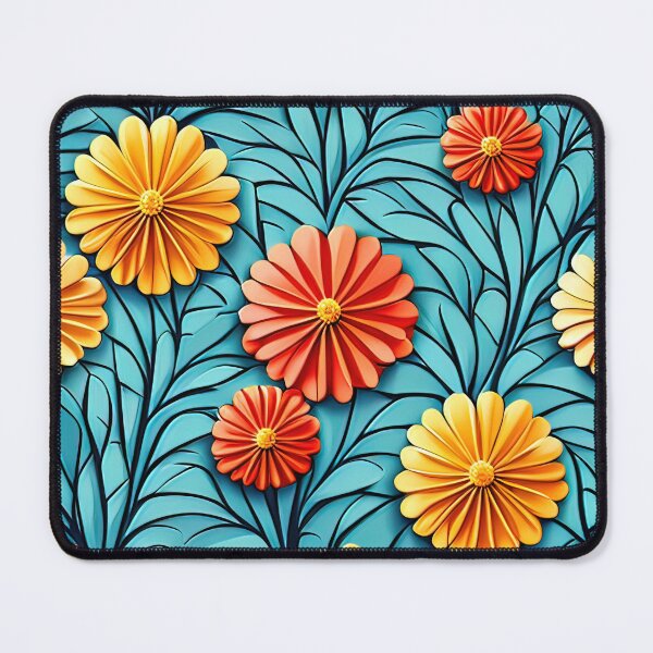 Item preview, Crafted with Precision: Top-rated 3D Kirigami Flower Designs Seamless Vector Flowers Pattern - Premium Design designed and sold by Jisoo Flowers.