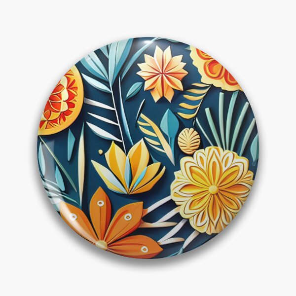 Item preview, Stunning Floral Décor: Explore the World of 3D Kirigami Art Seamless Vector Flowers Pattern - Premium Design designed and sold by Jisoo Flowers.