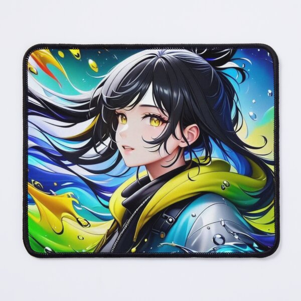 Item preview, watercolor anime girl designed and sold by UndineSea.