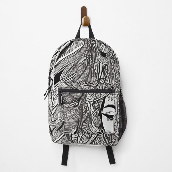 Item preview, Psychedelic woman art designed and sold by Vibrantstroke.
