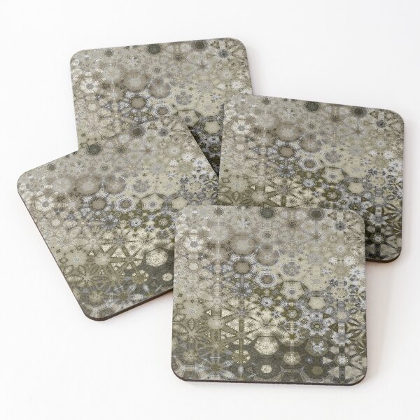 Item preview, Victorian Style Floral Seamless Pattern Pattern in Deep Shades of Brown Silver and Cream designed and sold by Trevor Hirst.