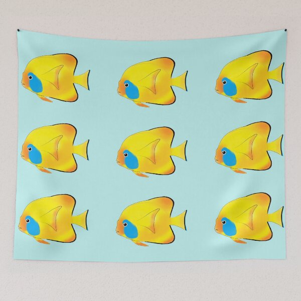 Item preview, Yellow Butterfly Fish designed and sold by cacs.